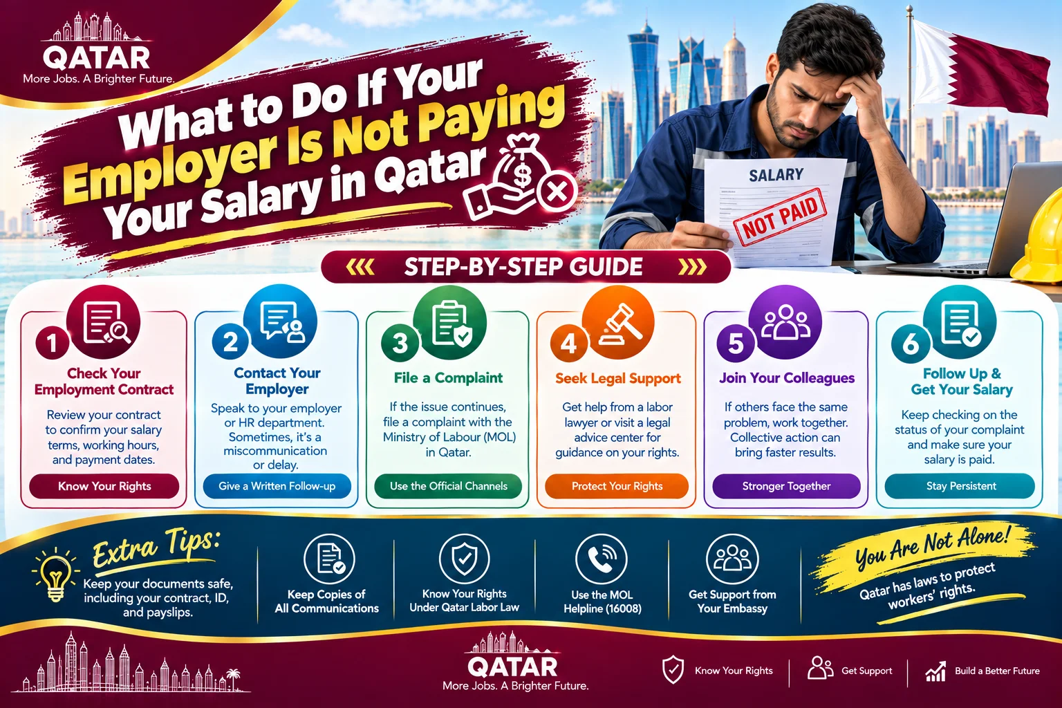 What to Do If Your Employer Is Not Paying Your Salary in Qatar