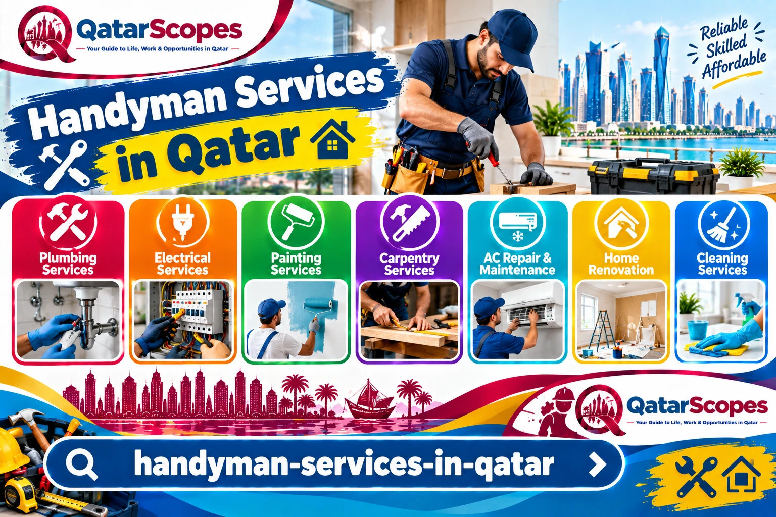 Handyman Services in Qatar: When You Need One, Not a Specialist