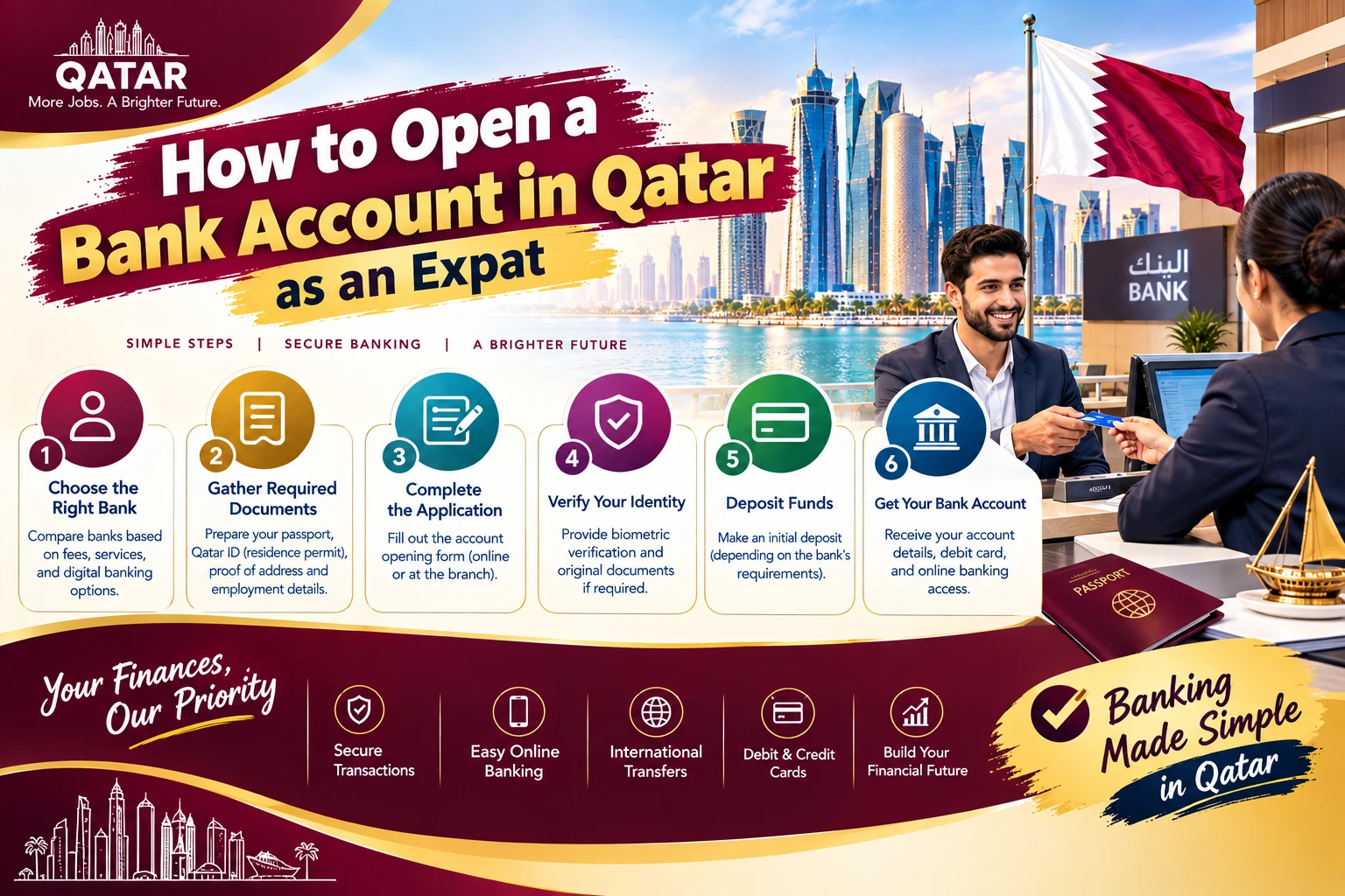 How to Open a Bank Account in Qatar as an Expat