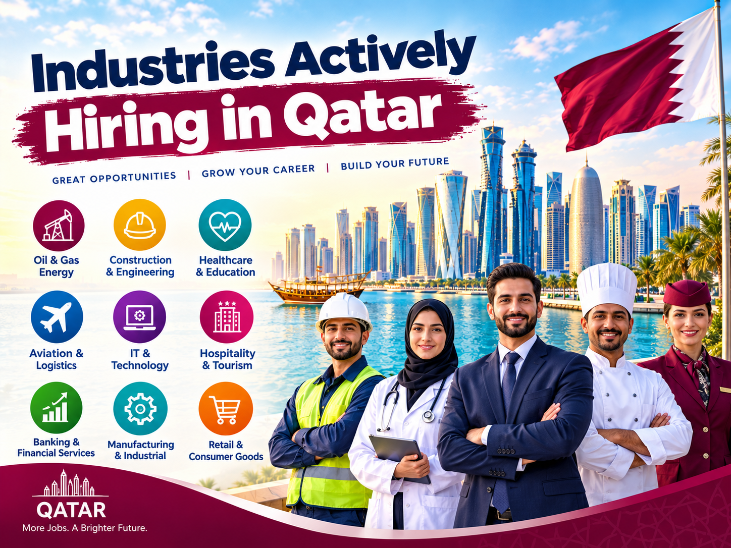 In-Demand Jobs in Qatar: Sectors That Generally Hire Expats