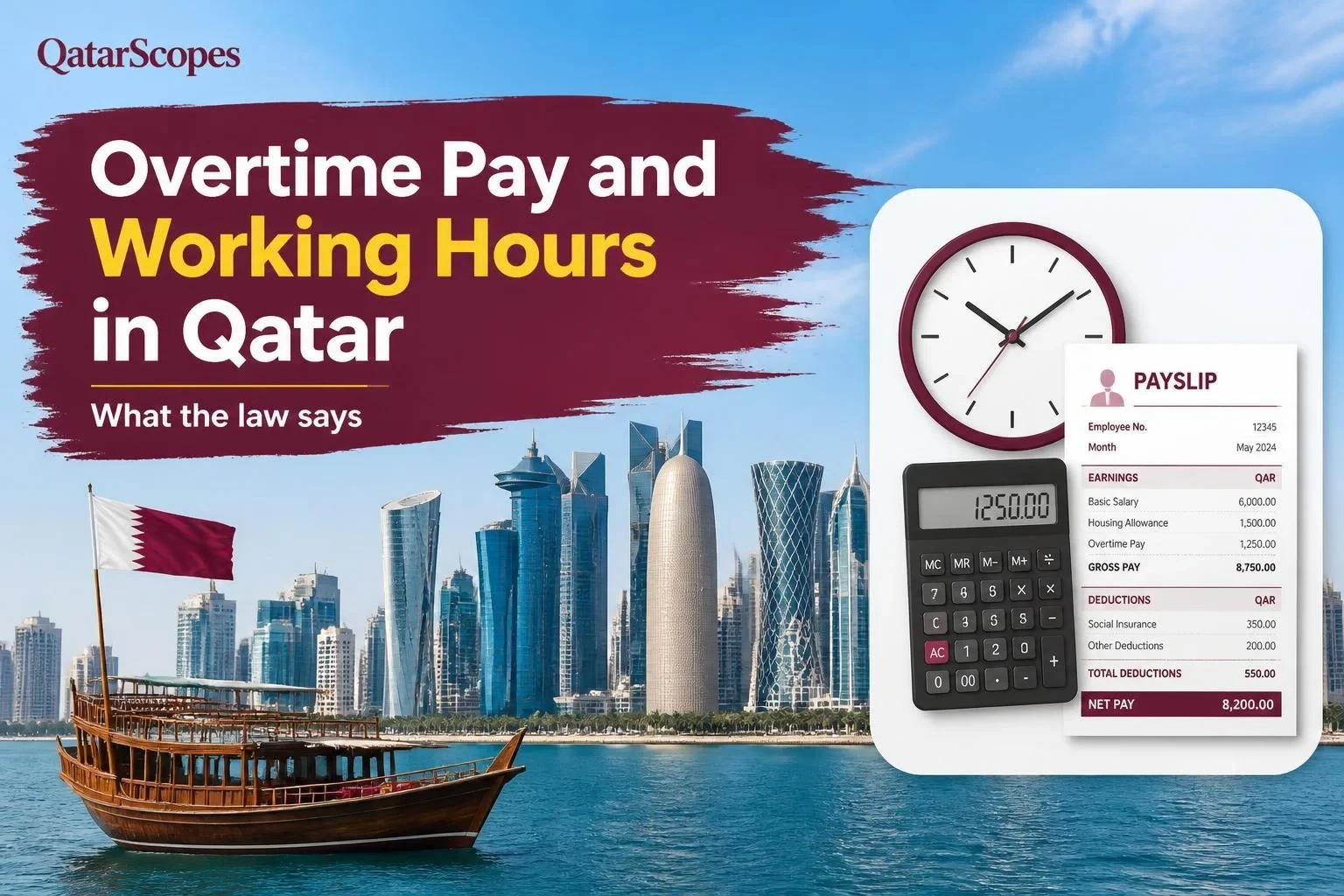 Overtime Pay and Working Hours in Qatar: What the Law Says