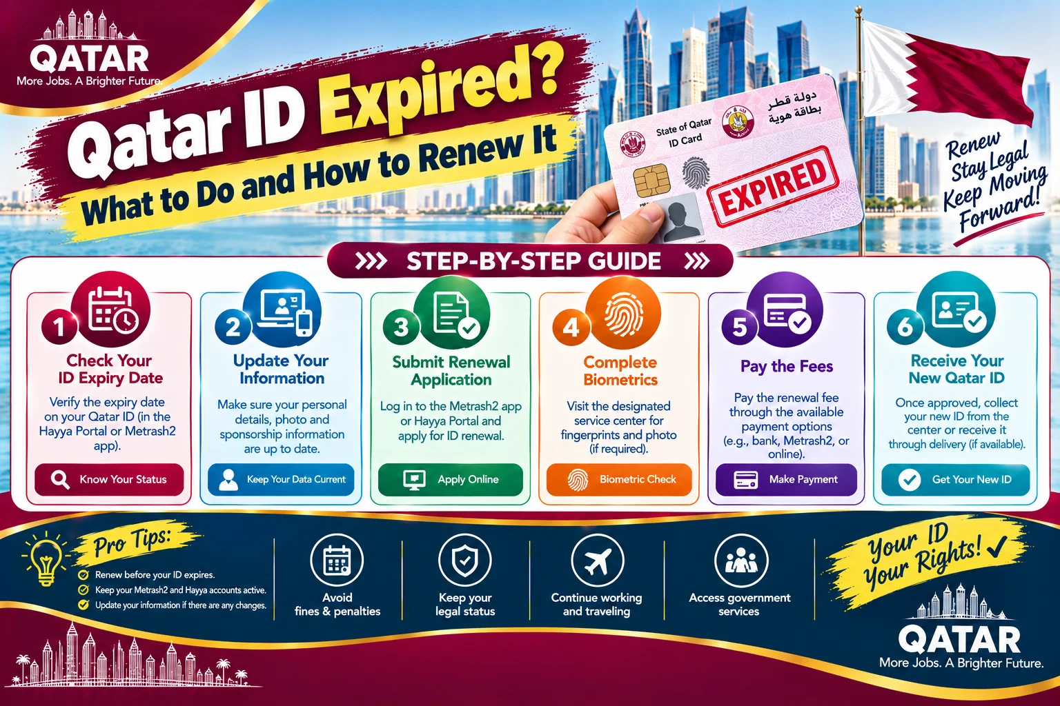 Qatar ID Expired? What to Do and How to Renew It