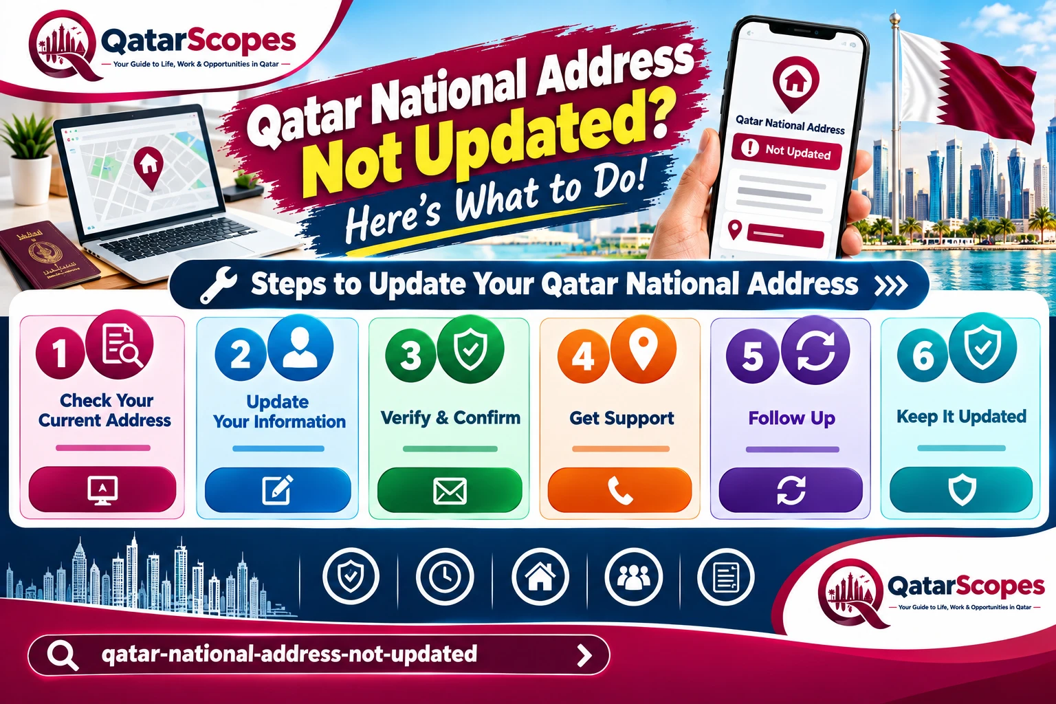 Qatar National Address Not Updated? How to Check and Fix It