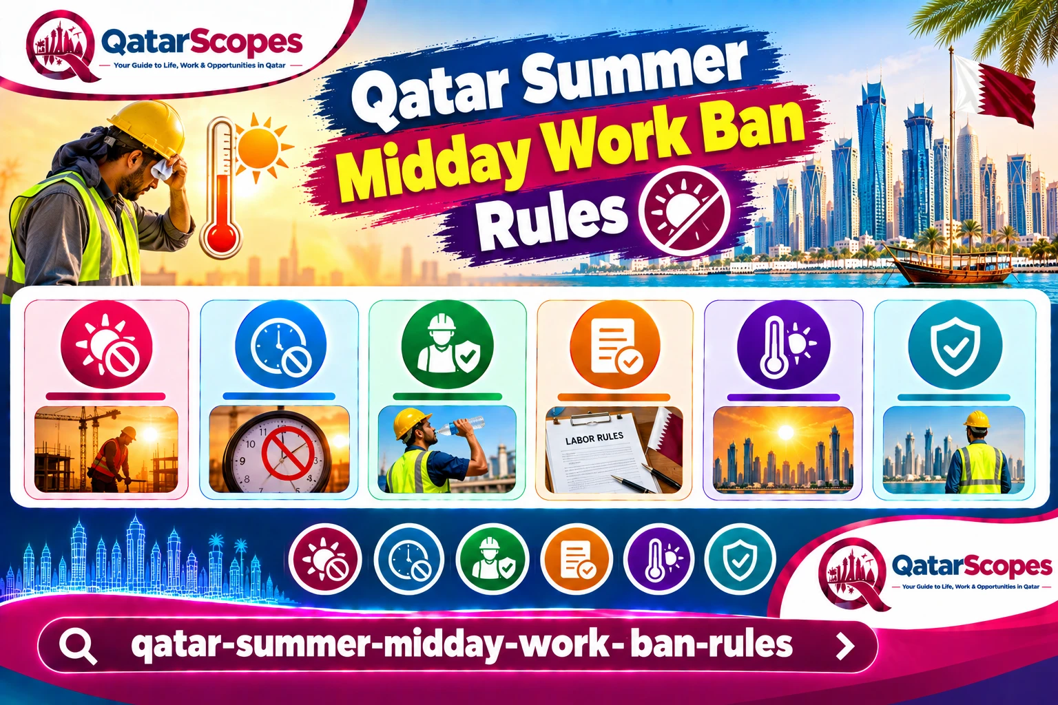 Qatar's Summer Midday Work Ban: Rules, Dates and Your Rights