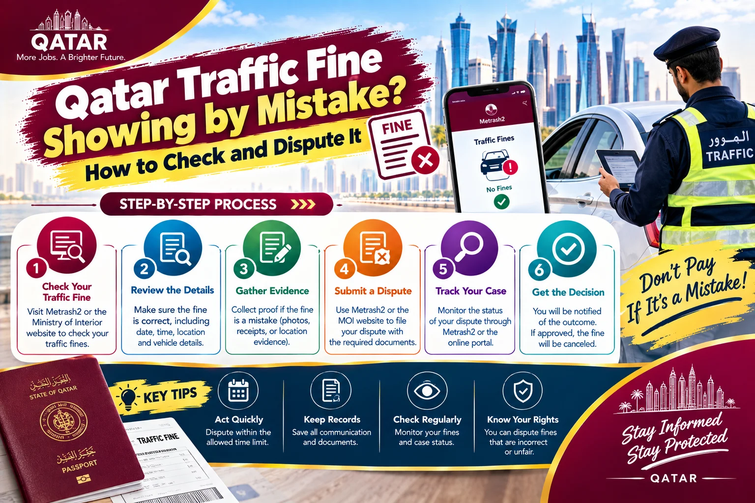 Qatar Traffic Fine Showing by Mistake? How to Check and Dispute It