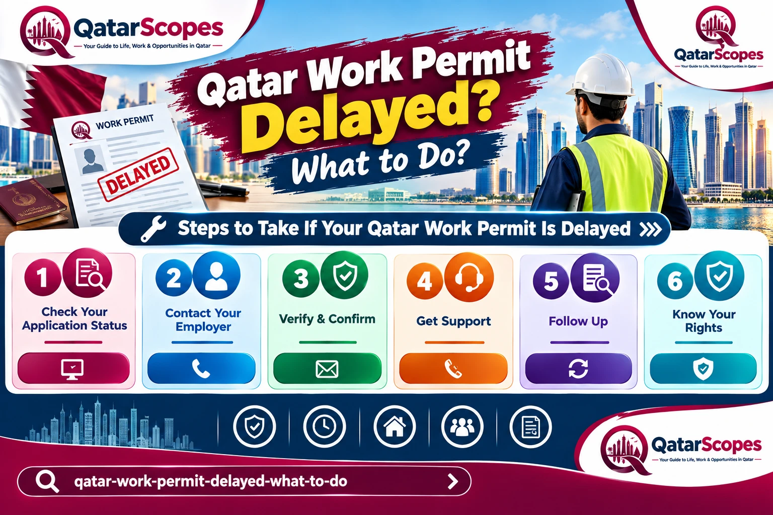Qatar Work Permit Delayed? What Employees Can Check and Do