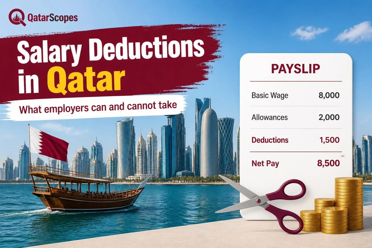 Salary Deductions in Qatar: What Employers Can and Cannot Take