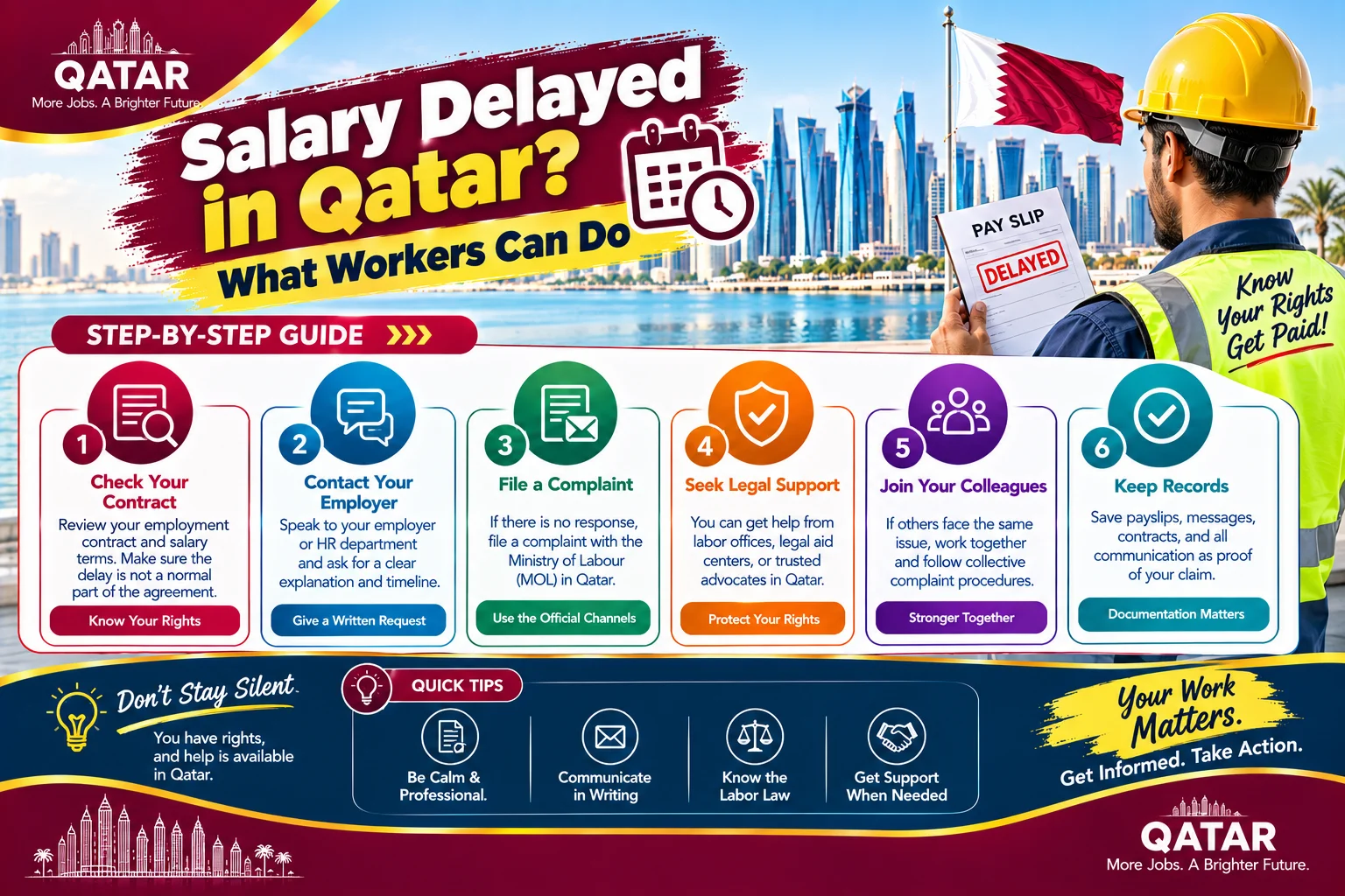 Salary Delayed in Qatar? What Workers Can Do