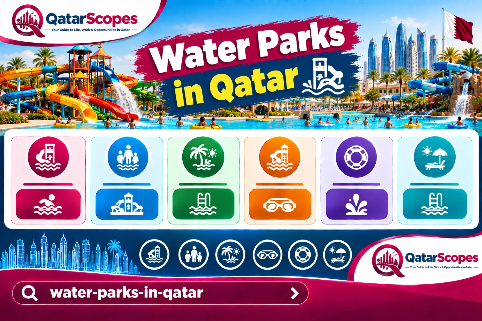 Water Parks in Qatar: Meryal and Desert Falls